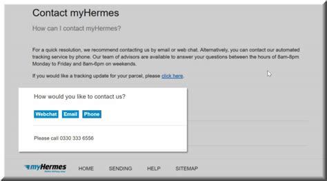 can your place order hermes over the phone|collect my Hermes order.